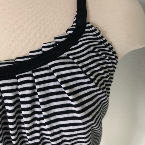 Express Striped Halter Tank Top Blouse - Picture 2 of 16